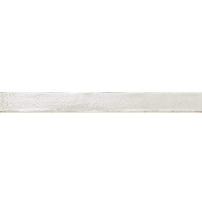 Porcelænsflise Colors 4,8x45 cm Hvid Blank 0,69 m²