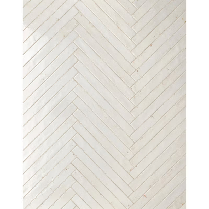 Porcelænsflise Colors 4,8x45 cm Hvid Blank 0,69 m²
