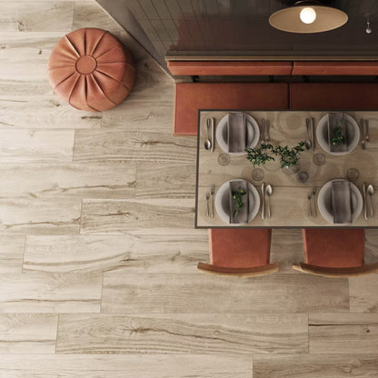 Porcelænsflise Daring 24x120 cm Ecru 1,16 m²