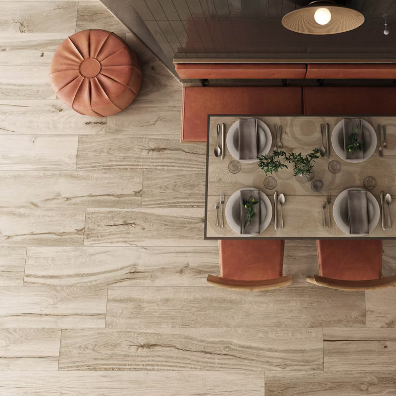 Porcelænsflise Daring 24x120 cm Ecru 1,16 m²