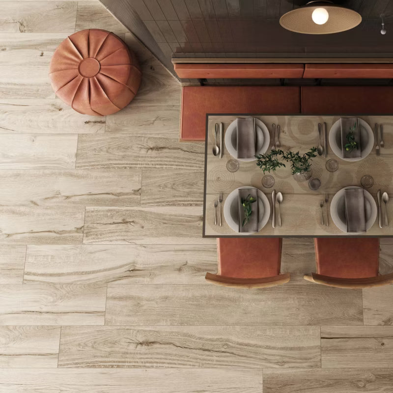 Porcelænsflise Daring 24x120 cm Ecru 1,16 m²