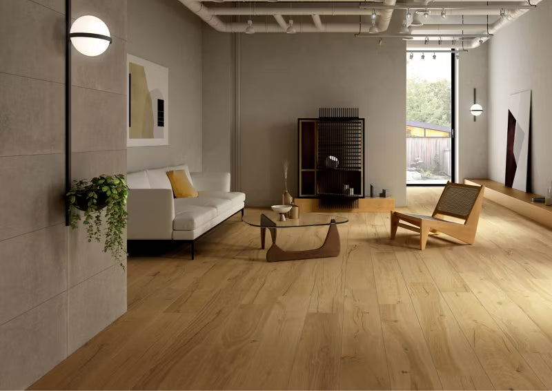 Porcelænsflise Daring 24x120 cm Honey 1,16 m²