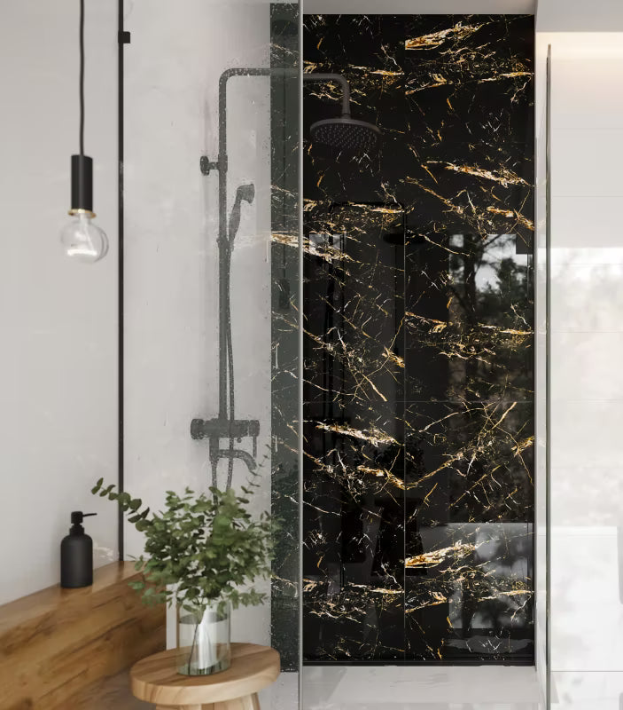 Porcelænsflise Erato 60x120 cm Sort 1,44 m²