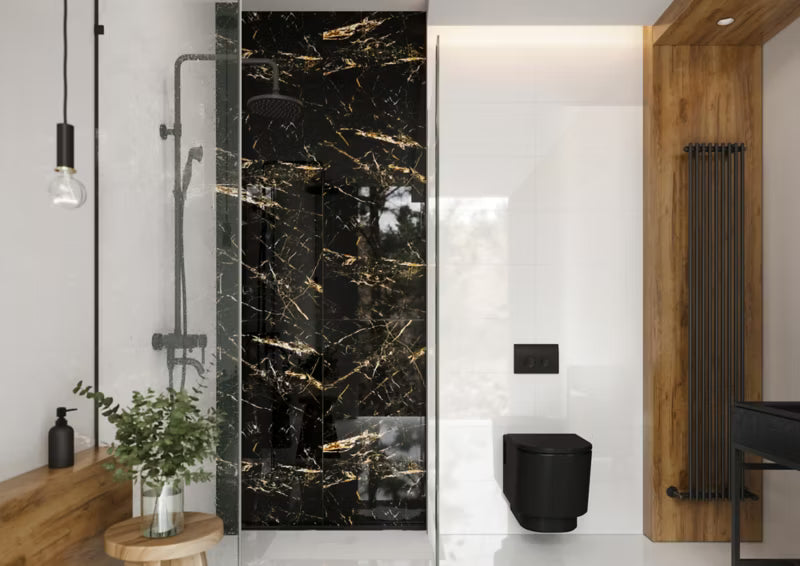 Porcelænsflise Erato 60x120 cm Sort 1,44 m²