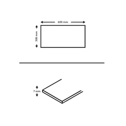 Porcelænsflise Goro 30x60 cm Træeffekt 1,62 m²