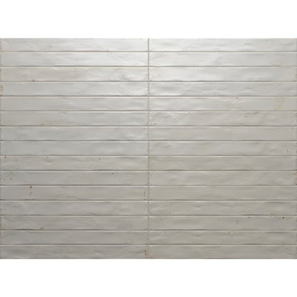 Porcelænsflise Grafitti 4,8x45 cm Hvid Mat 0,69 m²