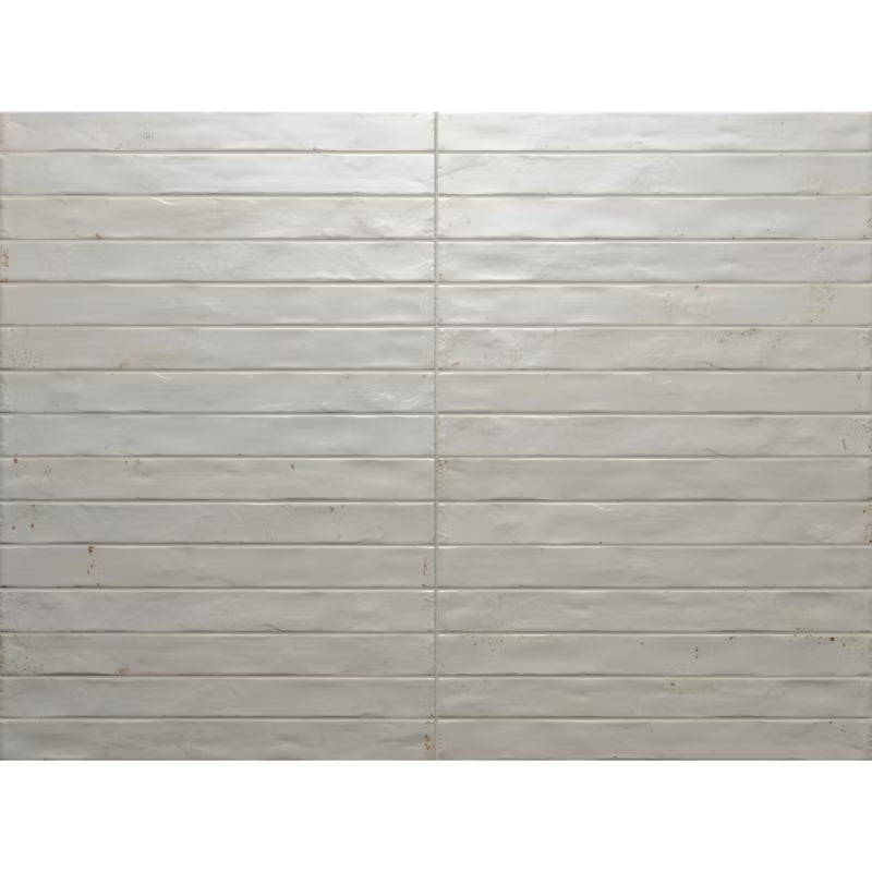 Porcelænsflise Grafitti 4,8x45 cm Hvid Mat 0,69 m²