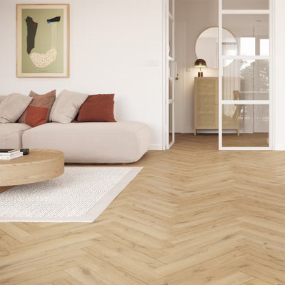 Porcelænsflise Ilia 9,8x59,8 cm Beige 0,94 m²