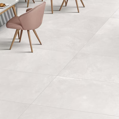 Porcelænsflise Ishum 60x120 cm Hvid 1,44 m²