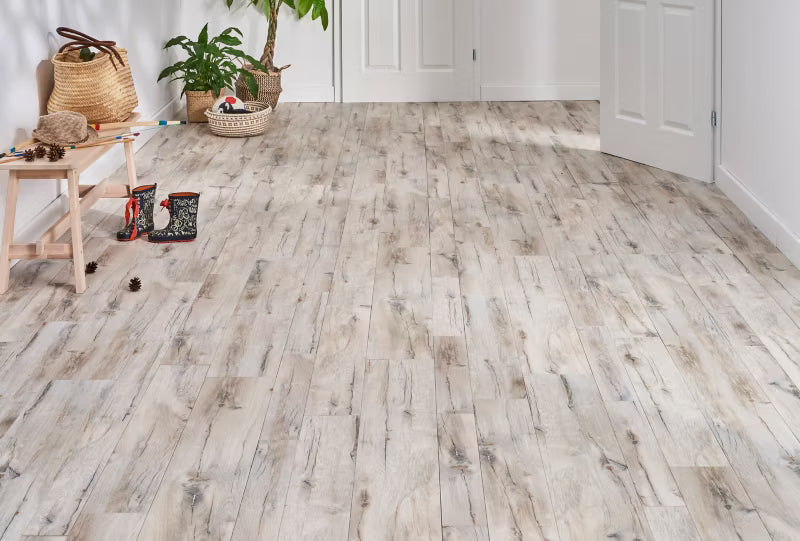 Porcelænsflise Kensington 9,8x59,8 cm Beige Trælook