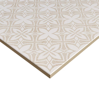Porcelænsflise Leonora 30x30 cm Hvid 1,33 m²