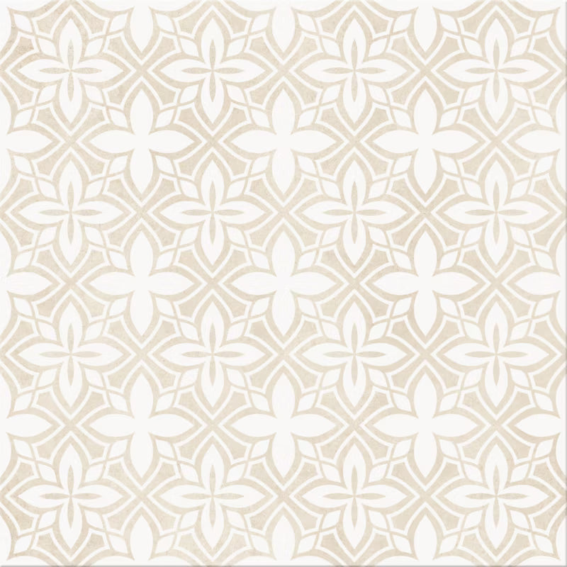 Porcelænsflise Leonora 30x30 cm Hvid 1,33 m²