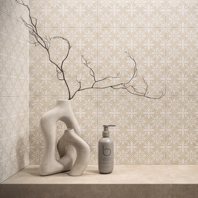 Porcelænsflise Leonora 30x30 cm Hvid 1,33 m²