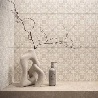 Porcelænsflise Leonora 30x30 cm Hvid 1,33 m²