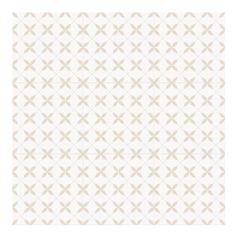 Porcelænsflise Leonora 30x30 cm Hvid 1,33 m²