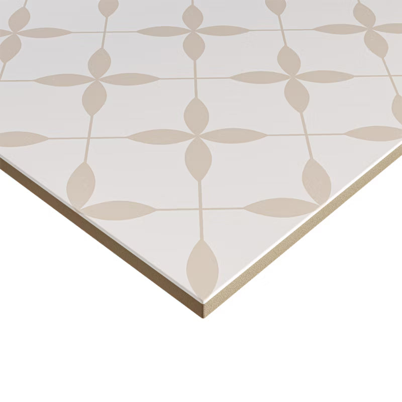 Porcelænsflise Leonora 30x30 cm Hvid 1,33 m²