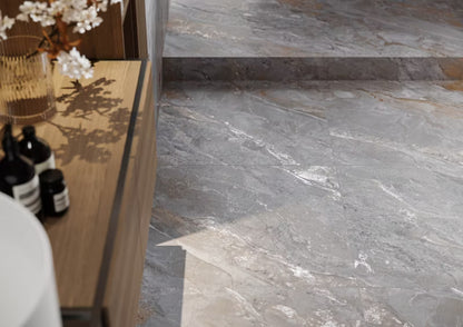 Porcelænsflise Livingstone 60x60 cm Grå Mat 1,44 m²