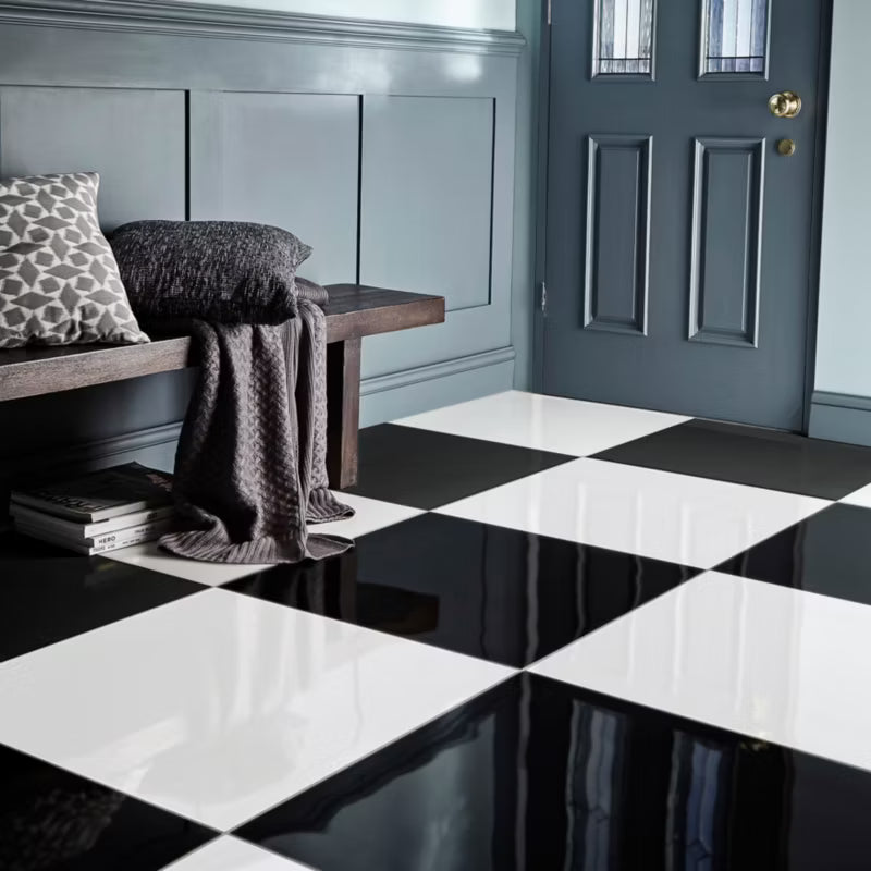 Porcelænsflise Livourne 60x60 cm Sort 1,08 m²