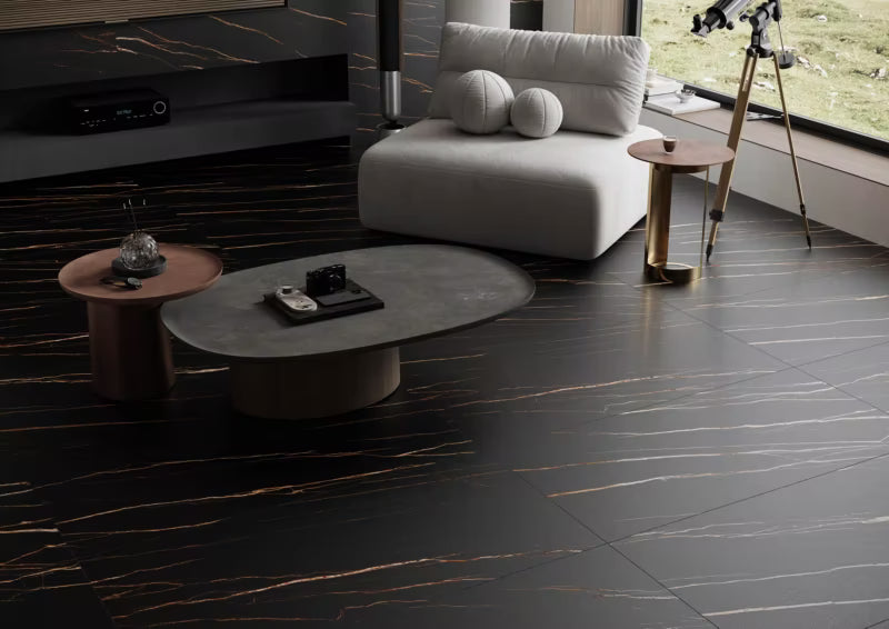 Porcelænsflise Marquina Grafit 1,44 m²