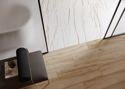 Porcelænsflise Marquina Hvid 1,44 m²