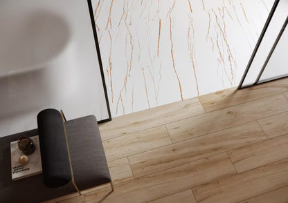 Porcelænsflise Marquina Hvid 1,44 m²
