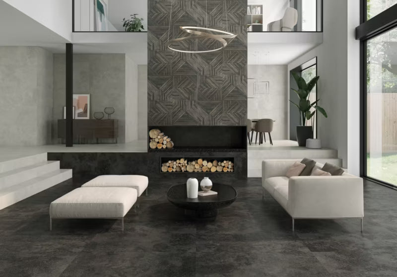 Porcelænsflise Millstone Dekor 60x120 cm 0,72 m²