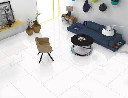 Porcelænsflise Montana 60x120 cm Hvid Blank 2,16 m²