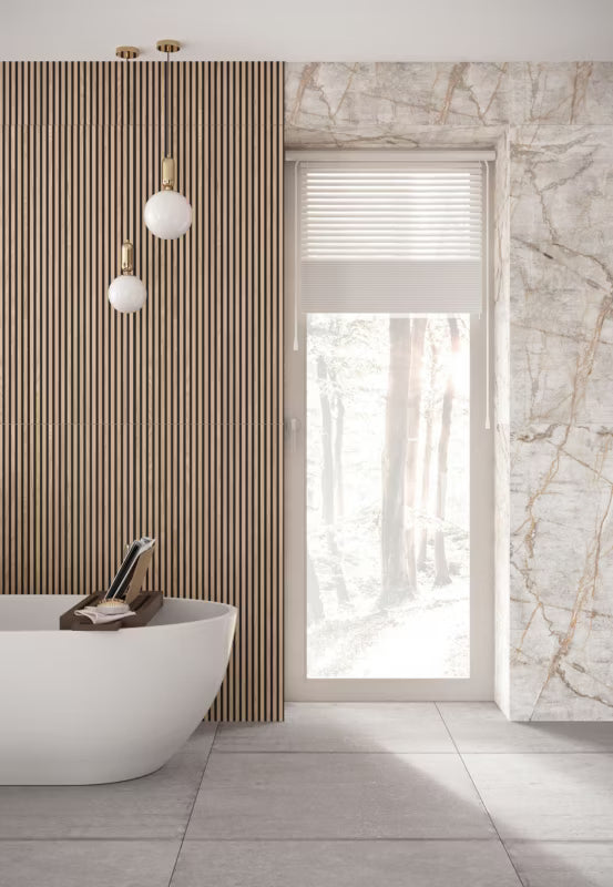 Porcelænsflise Naturale 60x120 cm Hvid 1,44 m²