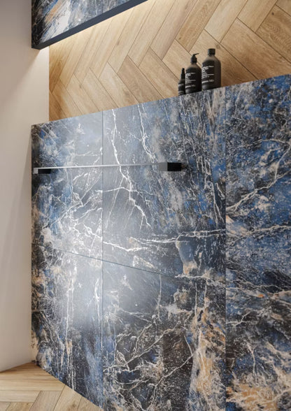 Porcelænsflise Phonique 60x60 cm Blå 1,44 m²