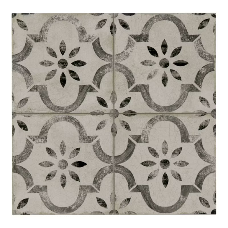 Porcelænsflise Poetto 45x45 cm Grå 1,21 m²