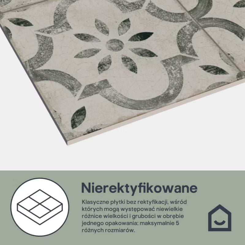 Porcelænsflise Poetto 45x45 cm Grå 1,21 m²