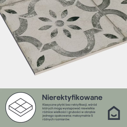 Porcelænsflise Poetto 45x45 cm Grå 1,21 m²
