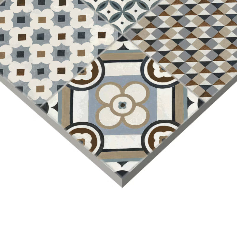 Porcelænsflise Poetto 60x60 cm Grå 1,08 m²