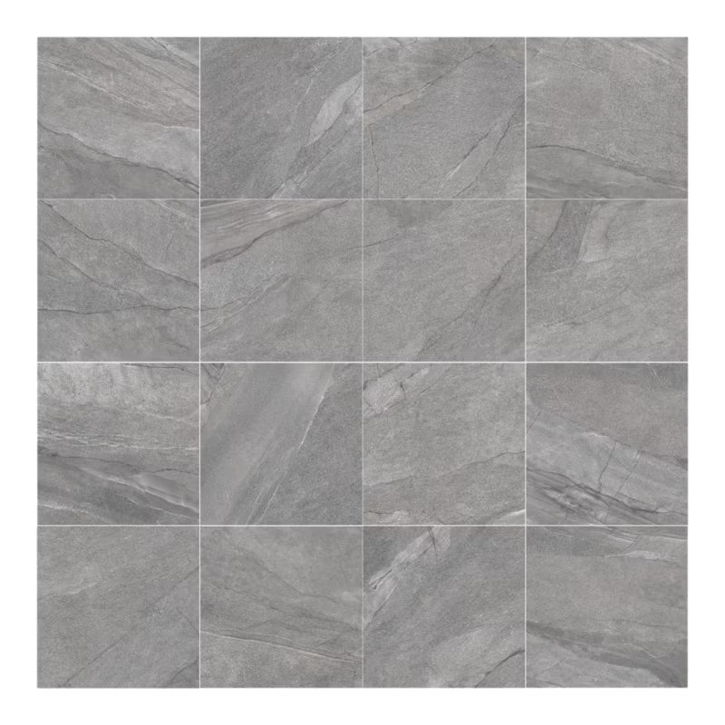 Porcelænsflise Provel 60x60 cm Lysegrå 1,44 m²