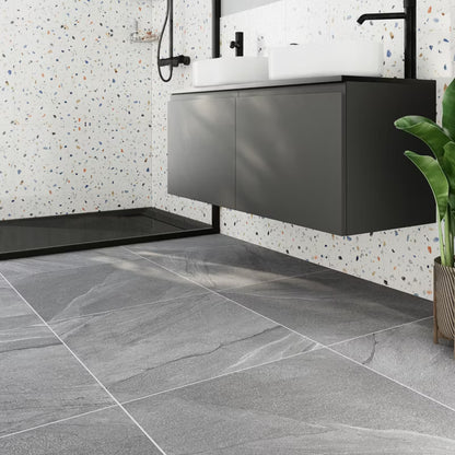 Porcelænsflise Provel 60x60 cm Lysegrå 1,44 m²