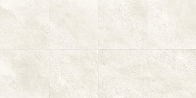 Porcelænsflise Quarzo 60x60x2 cm Hvid 0,72 m²