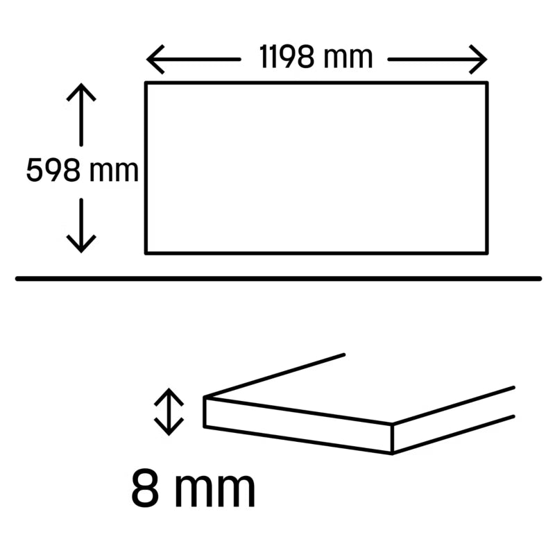 Porcelænsflise Rollwood 60x120 cm Træstruktur 1,43 m²