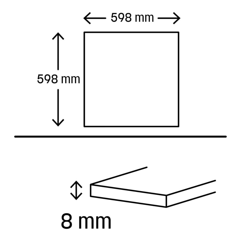 Porcelænsflise Sannam 59,8x59,8 cm 1,07 m²