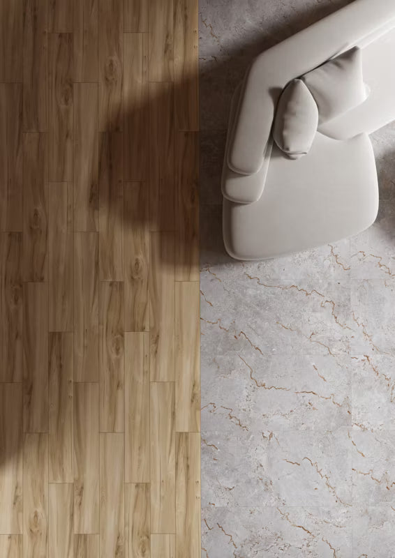 Porcelænsflise Satori 20x120 cm Honey Mat 1,2 m²