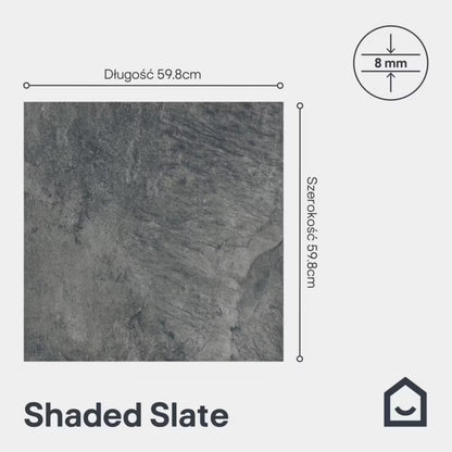 Porcelænsflise Shaded Slate 60x60 cm 1,07 m²
