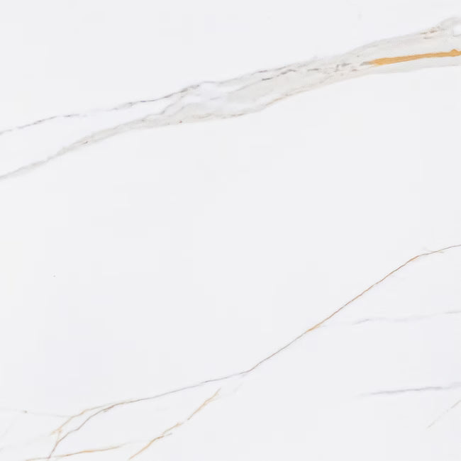 Porcelænsflise Sidamo 60x60 cm Hvid Marmorlook 1,44 m²