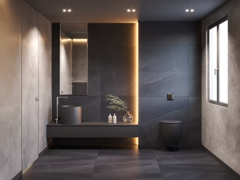 Porcelænsflise Slimtra Stardust 60x120 cm Grå 2,88 m²