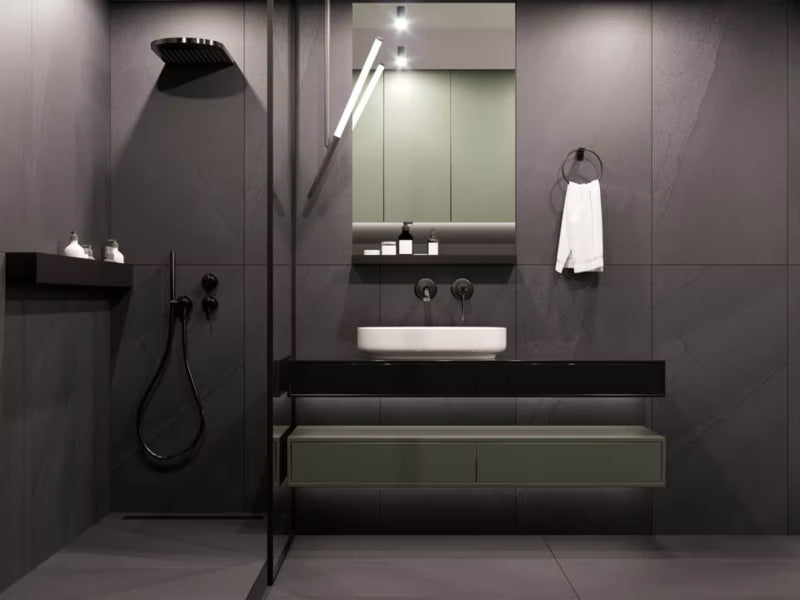 Porcelænsflise Slimtra Stardust 60x120 cm Grå 2,88 m²