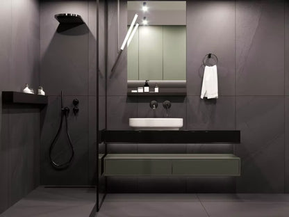 Porcelænsflise Slimtra Stardust 60x120 cm Grå 2,88 m²