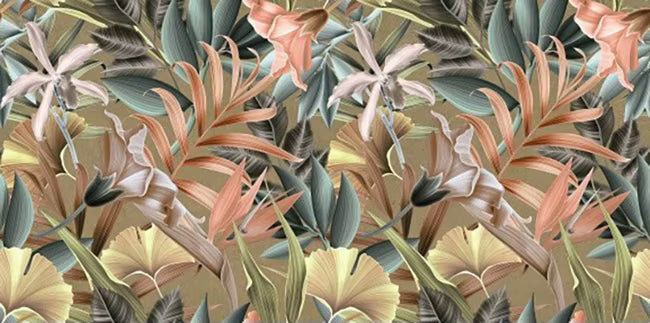 Porcelænsflise Tropical 60x120 cm Multifarvet 1,44 m²