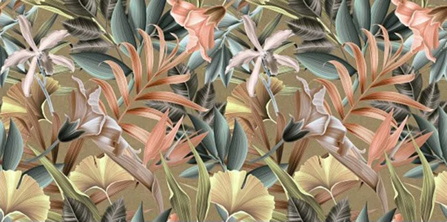Porcelænsflise Tropical 60x120 cm Multifarvet 1,44 m²