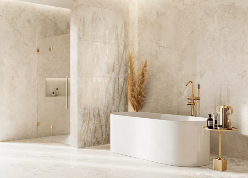 Porcelænsflise Valerie 60x120 cm Beige Mat 1,43 m²