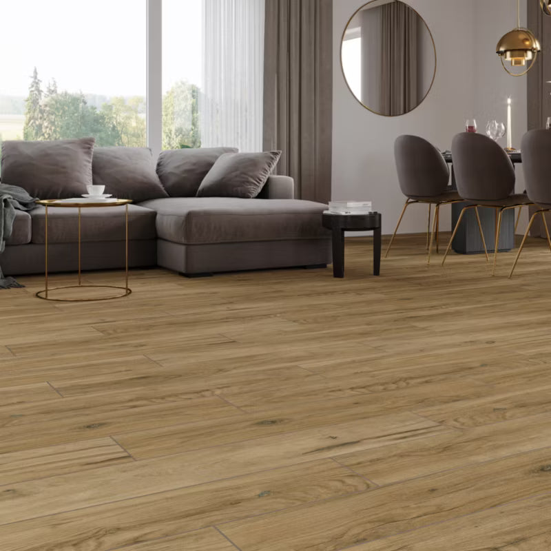 Porcelænsflise Zaide 19,8x119,8 cm Beige Trælook 1,19 m²