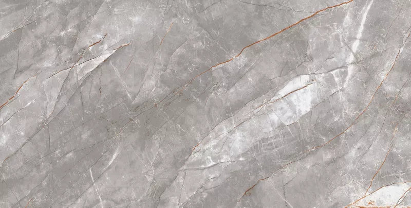 Porcelænsflise Zoe 60x120 cm Grå 1,44 m²