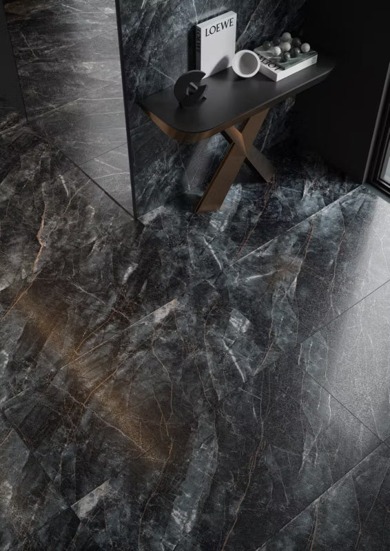 Porcelænsflise Zoe 60x120 cm Mørk 1,44 m²